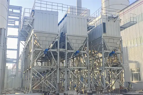 嵩安环保承接的河北唐山除尘项目主体设备安装完成