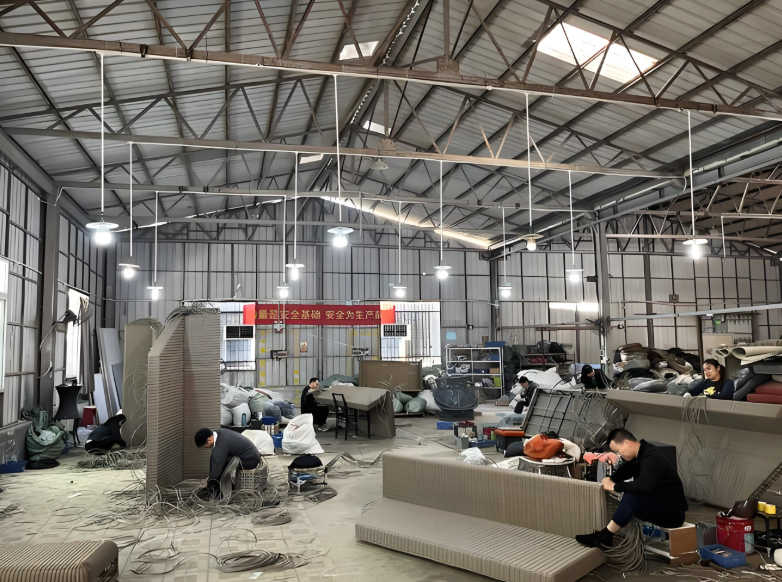 RCO设备在河南家具厂车间安装实景