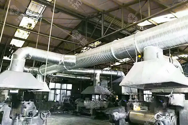 漯河某橡胶加工客户粉尘废气治理成功