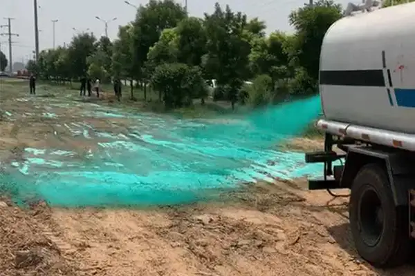 使用嵩安环保扬尘抑制剂，助力完成秋冬季大气污染治理“小目标”