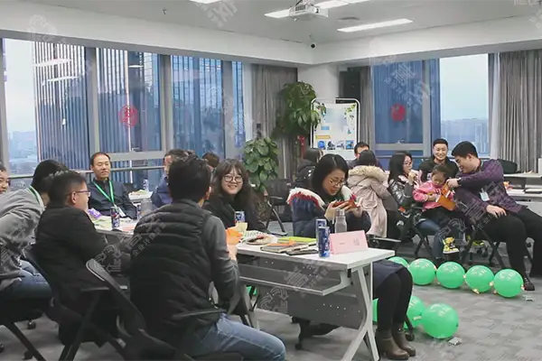 嵩安环保在游戏中欢笑度过腊月的天