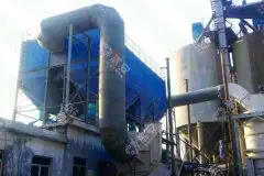 大型立式磨用气箱脉冲除尘器完成调试