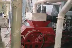 新材料破碎生产线除尘设备投入运行