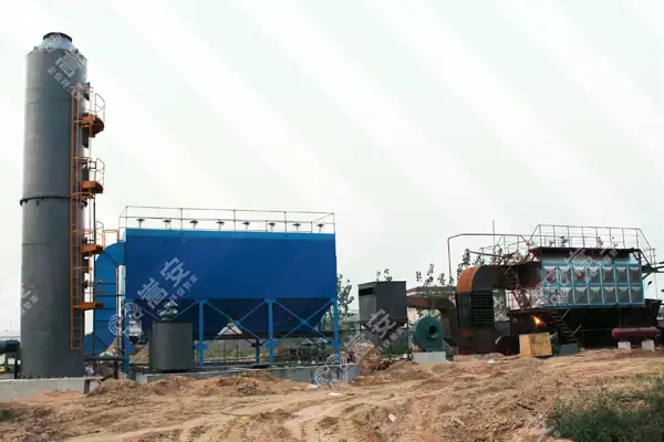 嵩安环保管家为砖厂脱硫设备改造