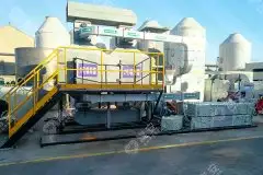 嵩安环保为郑州市某汽车涂漆室制定的RCO催化燃烧设备顺利完工